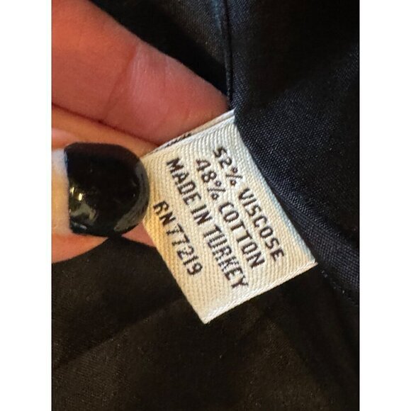 Pronto Uomo Blazer Men Large Black Cotton Blend Single Breasted Three Button - Picture 12 of 12
